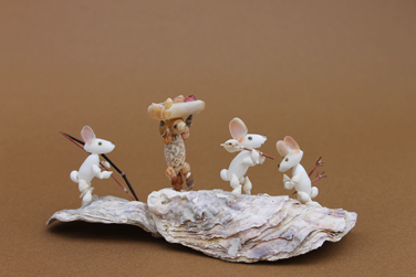 かいのどうぶつえん（イベントホール）：鳥獣戯画・宴の酒肴08