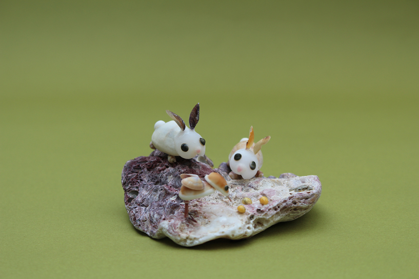 かいのどうぶつえん(小動物館):ウサギ兄弟01